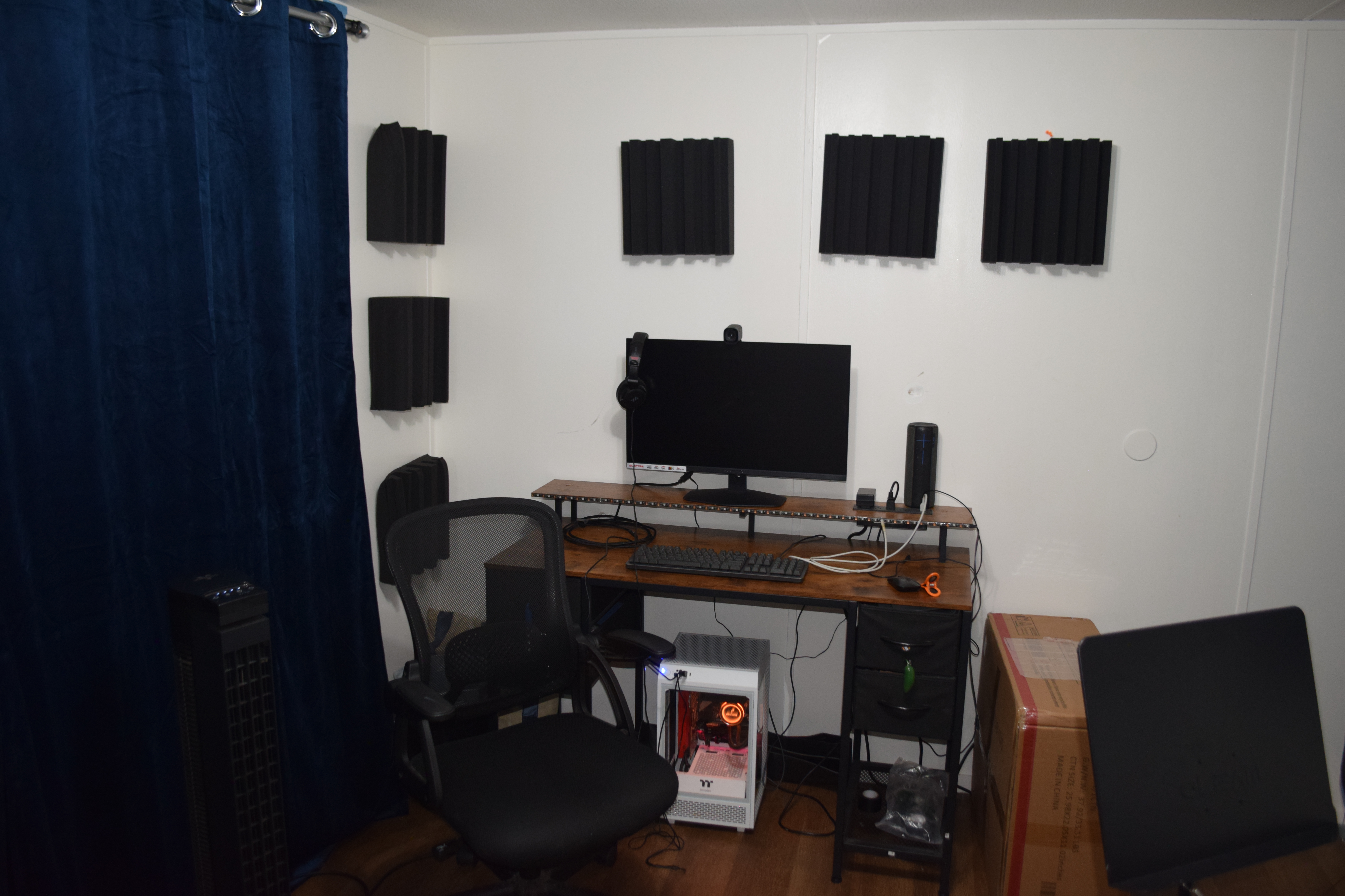 Estación de producción del estudio de grabación